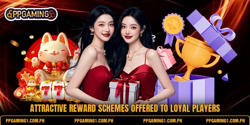 Attractive reward schemes offered to loyal players Attractive reward schemes offered to loyal players