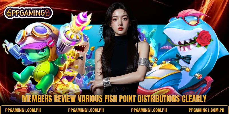 Members review various fish point distributions clearly Members review various fish point distributions clearly