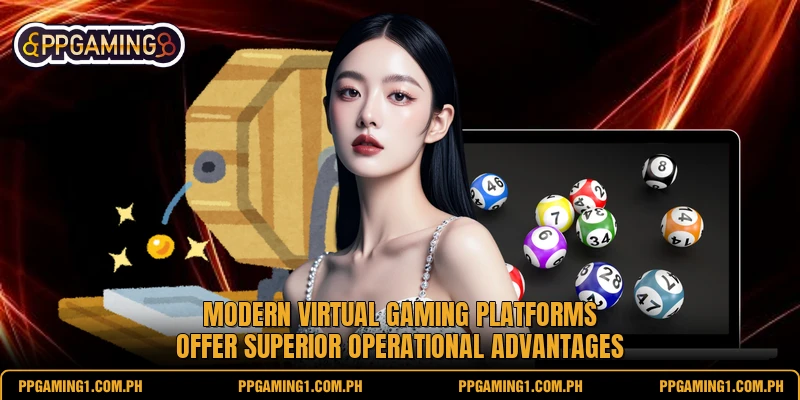 Modern virtual gaming platforms offer superior operational advantages Modern virtual gaming platforms offer superior operational advantages