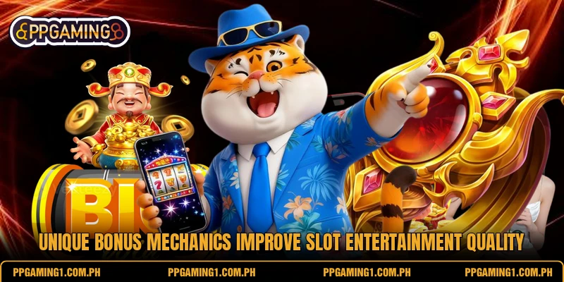Unique bonus mechanics improve slot entertainment quality